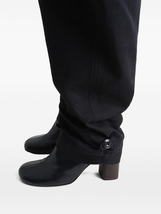 tapered pants<BR/><BR/> PA1184 LF1350BK999 LEMAIRE 