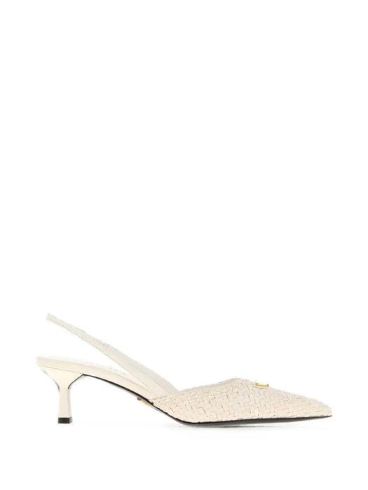 Woven-design slingback pumps 1I427O F055 034F097W PRADA 