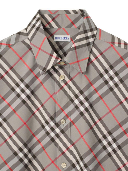 checked cotton shirt 8113533 C3173 BURBERRY 
