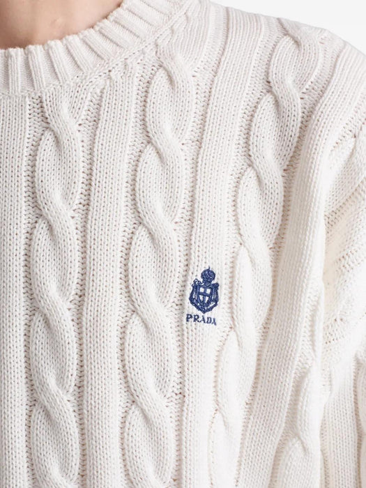 Cotton crew-neck sweater UMF304 SOOO 19VLF0009 PRADA 