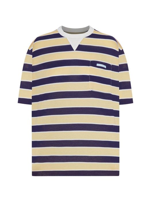 striped pocket T-shirt 39610 S OOO 189PF065G PRADA 