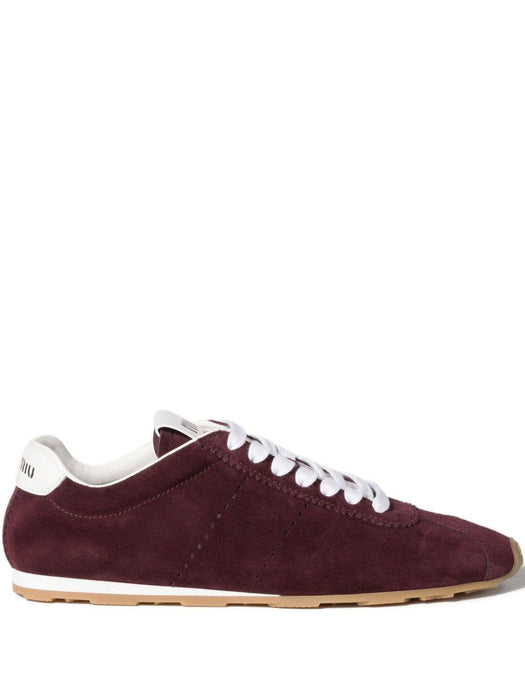 Plume suede sneakers 5E114E F 005 054F0007 MIU MIU 