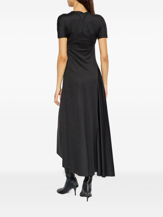asymmetric-hem midi dress 1126JDR006982A 1 VICTORIA BECKHAM 