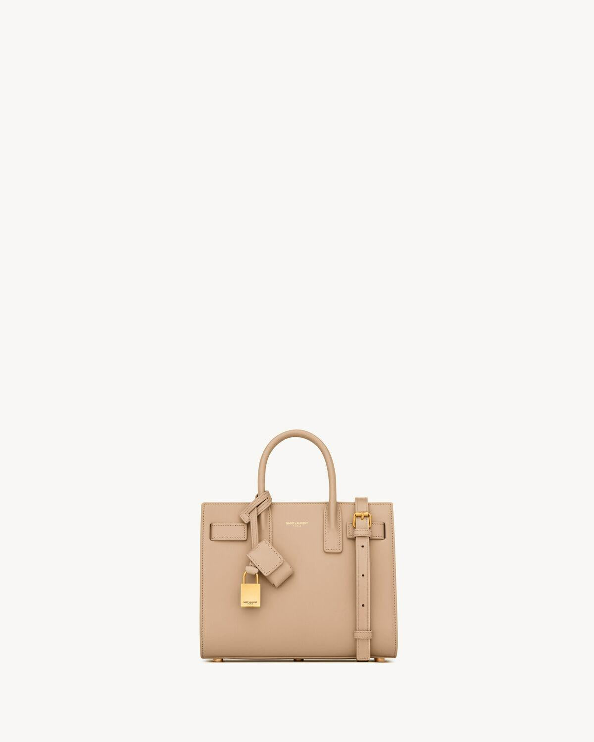 SAC DE JOUR IN SMOOTH LEATHER  NANO 392035 02G9W9295 SAINT LAURENT 