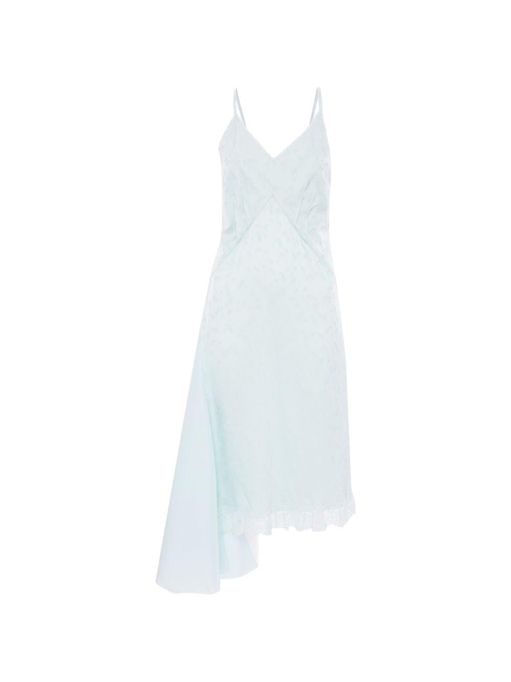 Crushed Cami asymmetric midi dress 1226WDR007222A 2556 VICTORIA BECKHAM 