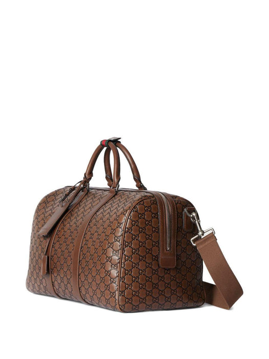GG-pattern duffle bag<BR/><BR/> 850220 AAFWR2742 GUCCI 