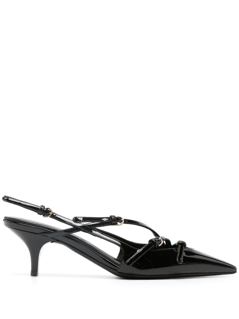 buckle-embellished slingback pumps 5I013E F M055 069F0002 MIU MIU 
