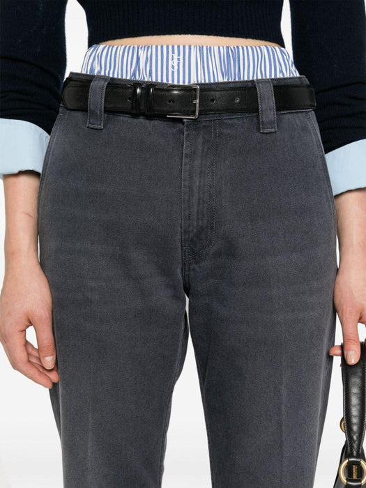 mid-rise straight-leg trousers MP1820 S OOO 15EFF0031 MIU MIU 