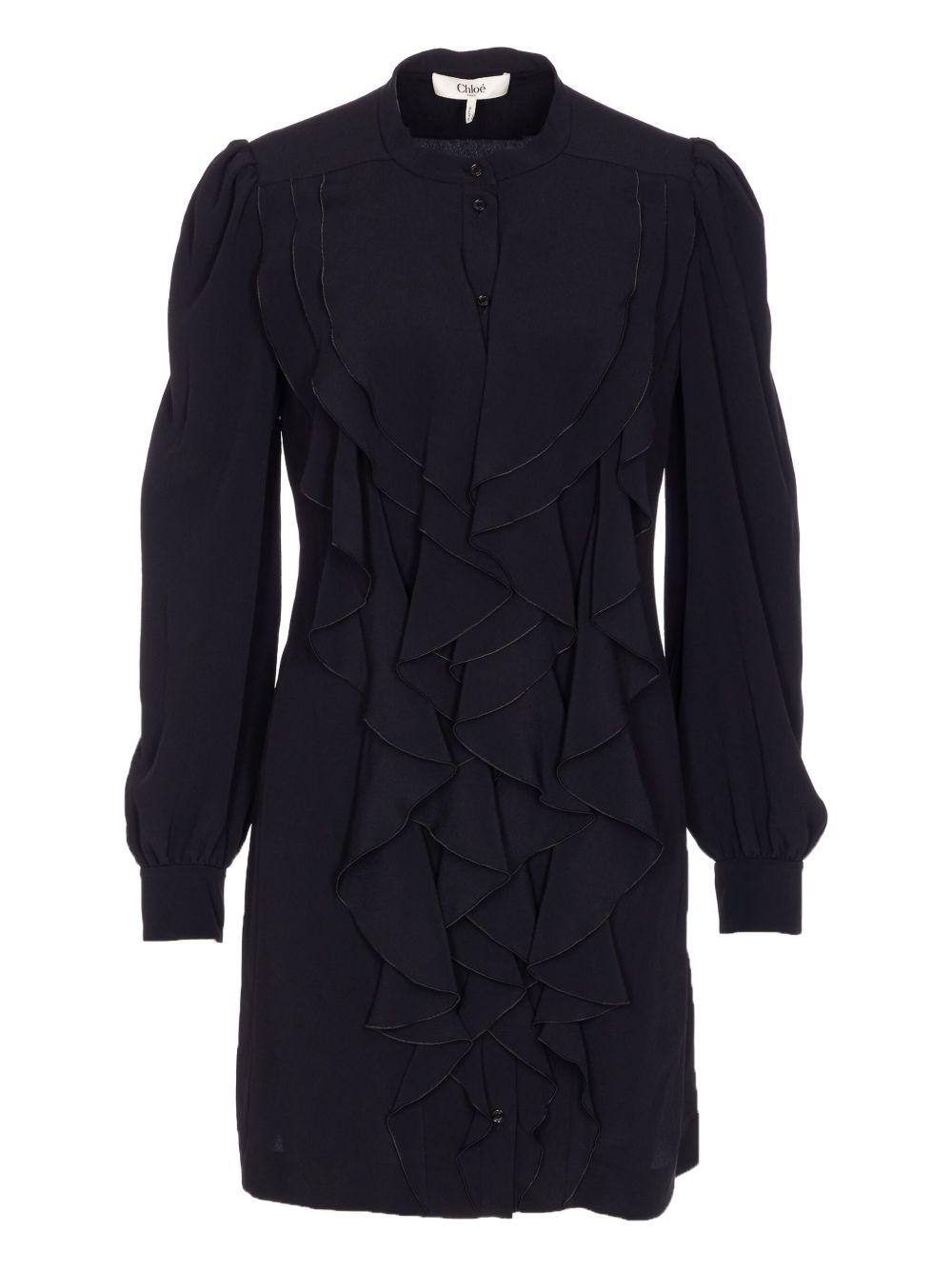ruffle-detail blouse 25ARO11118 001 CHLOÉ 