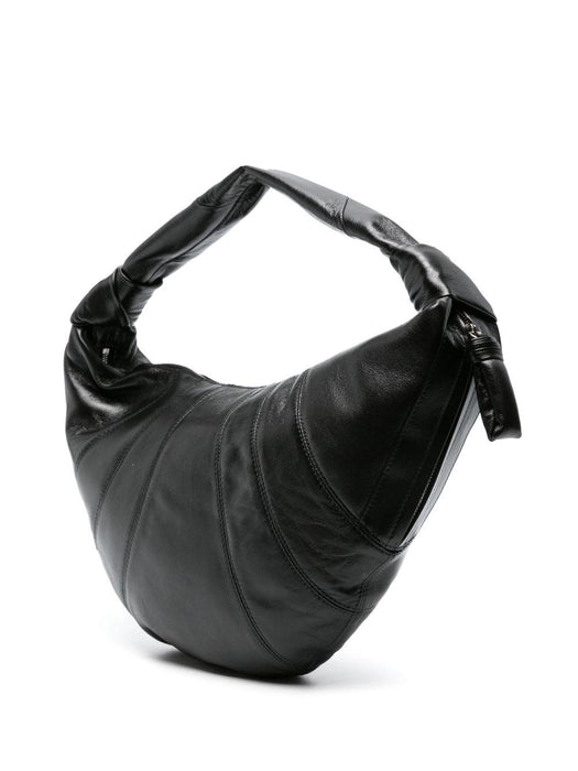 large Croissant leather shoulder bag BG0071 LL095BK999 LEMAIRE 