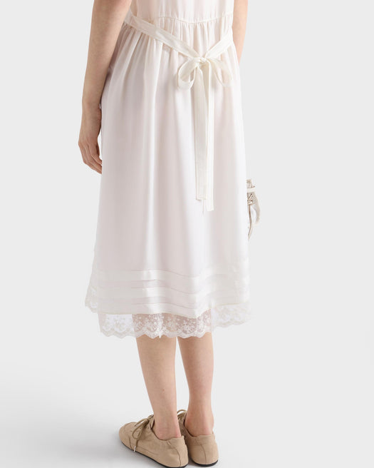 Embroidered old washed silk dress P3S53R S OOO 19ZLF0304 PRADA 