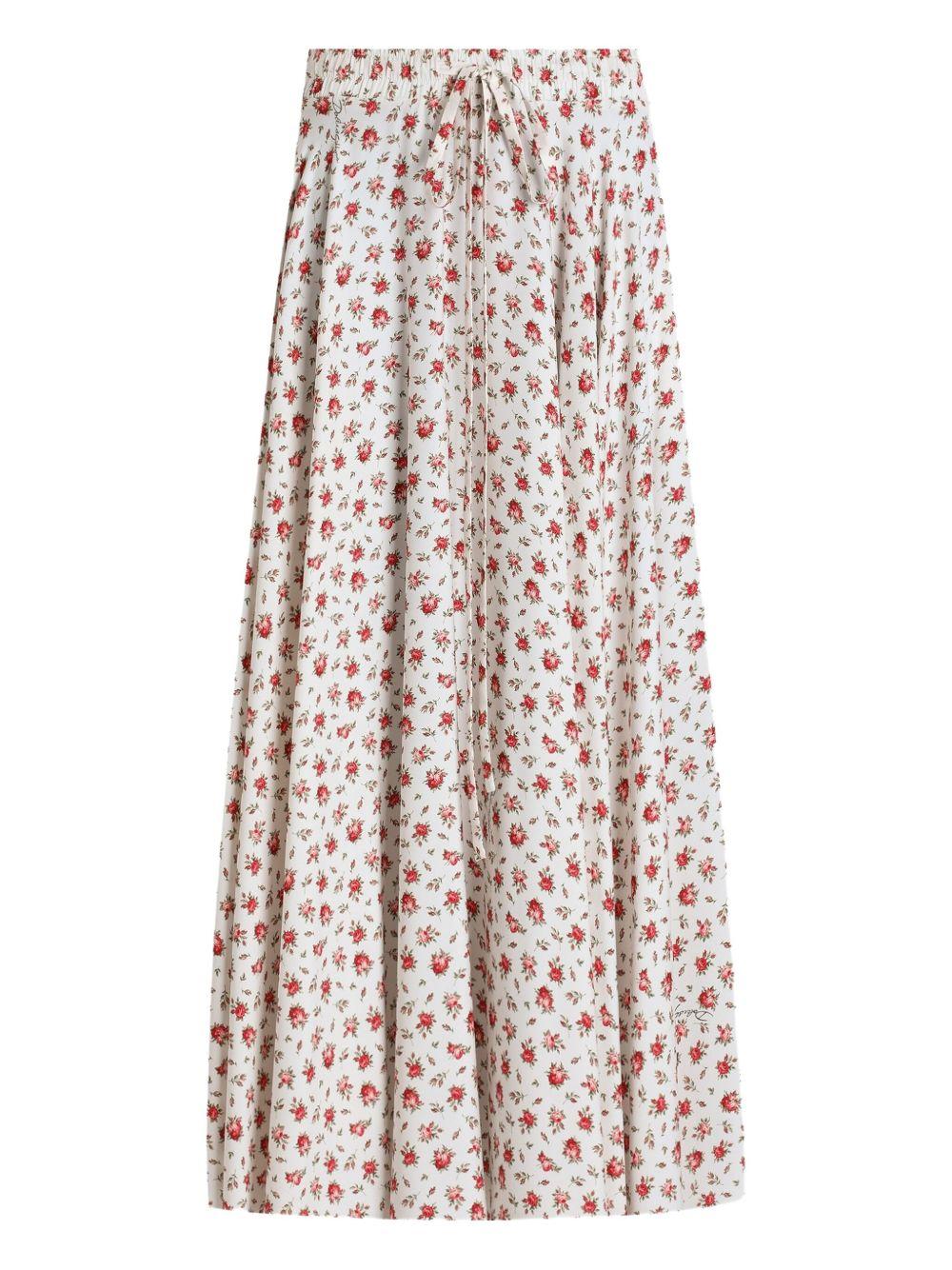 drawstring floral midi skirt F4DBGT FSA79HA5XJ DOLCE & GABBANA 