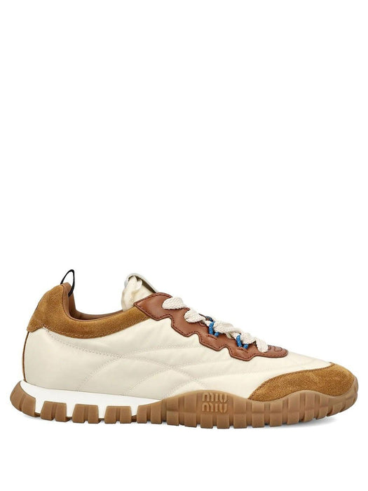 Tyre Sneakers in suede leather 5E417E F005 LYWF05KS MIU MIU 