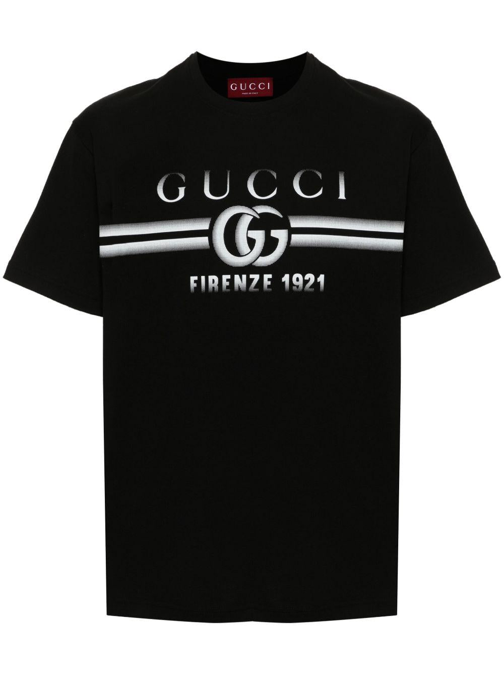 GG logo-print cotton T-shirt 785345 XJGKJ1070 GUCCI 