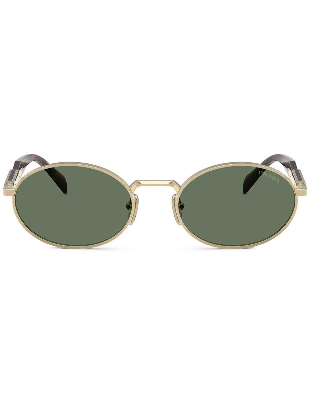 oval-frame sunglasses 400-PR 65ZS ZVN70L 55  PRADA 