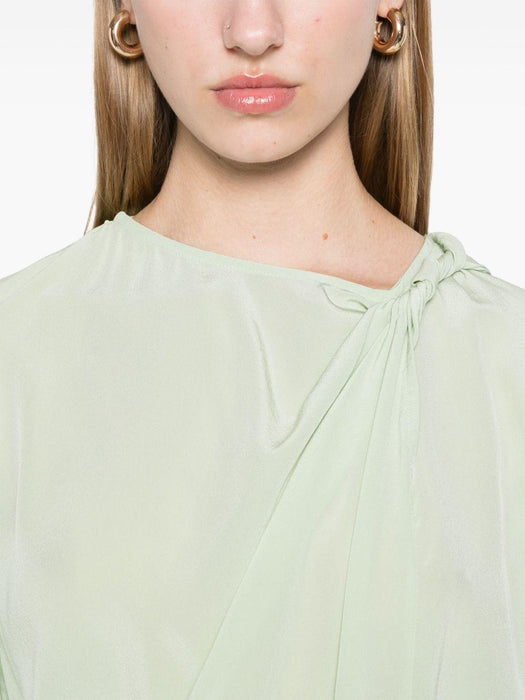 twist-detail blouse 1125WTP006018A JADE 621 VICTORIA BECKHAM 