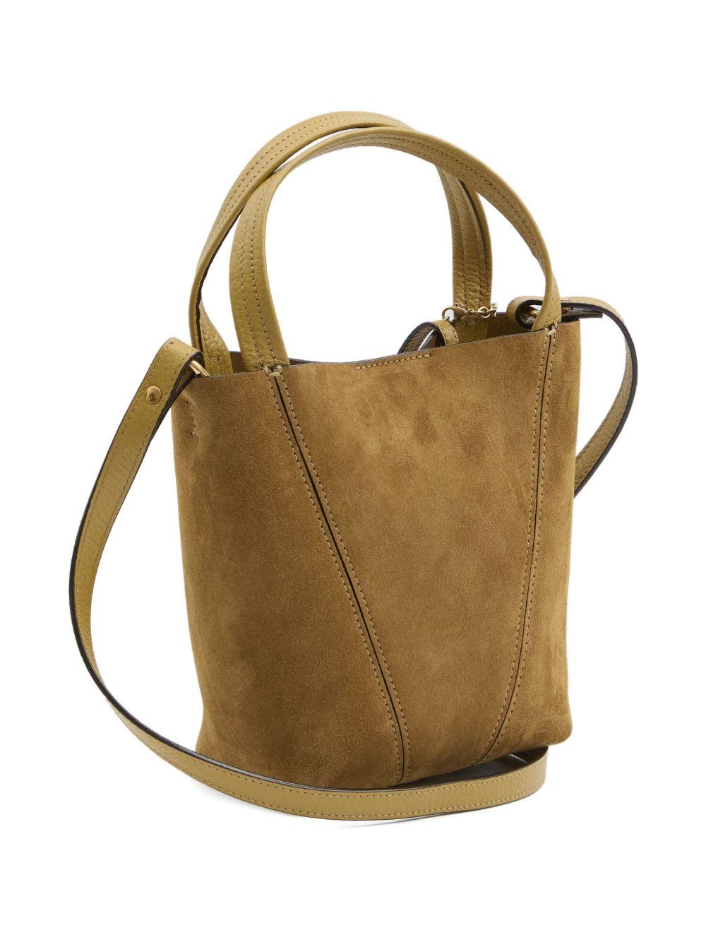 small Spin suede leather tote bag 25AS812P99 21B CHLOÉ 