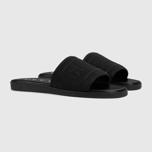 Men's slide sandal with tonal logo 854485 HAAN91000 GUCCI 