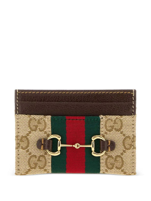 Horsebit Web-stripe card holder 867122 FAFV9 9653 GUCCI 