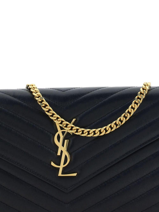 Cassandre leather chain wallet 377828 AAA441000 SAINT LAURENT 