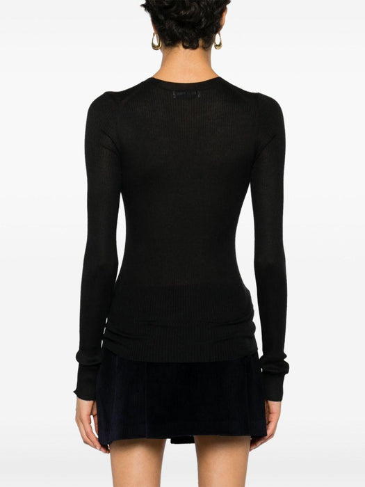 logo-intarsia sweater MML821 S 232 13KVF0002 MIU MIU 