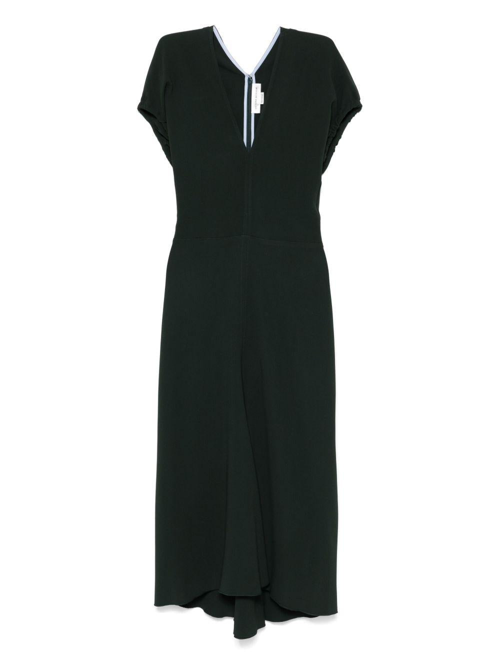 V-neck midi dress 1325WDR006381A 9453 VICTORIA BECKHAM 