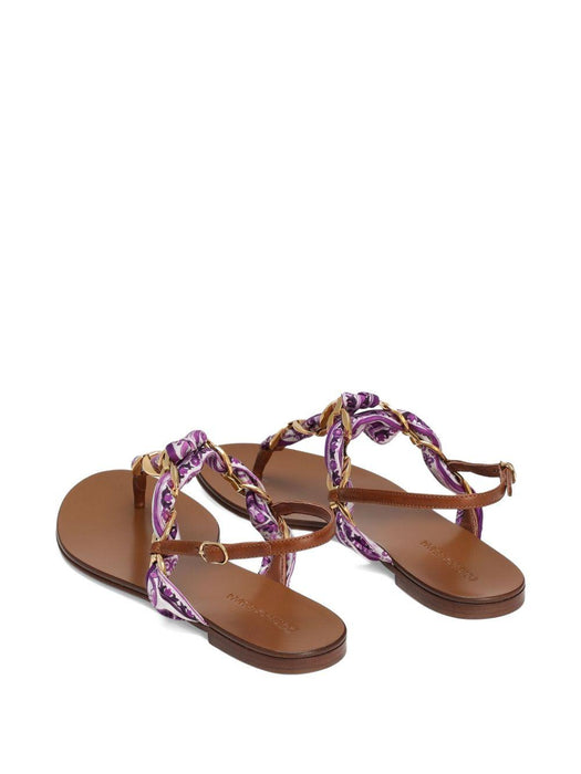 Maiolica-print sandals CQ0639 AE490I03TN DOLCE & GABBANA 