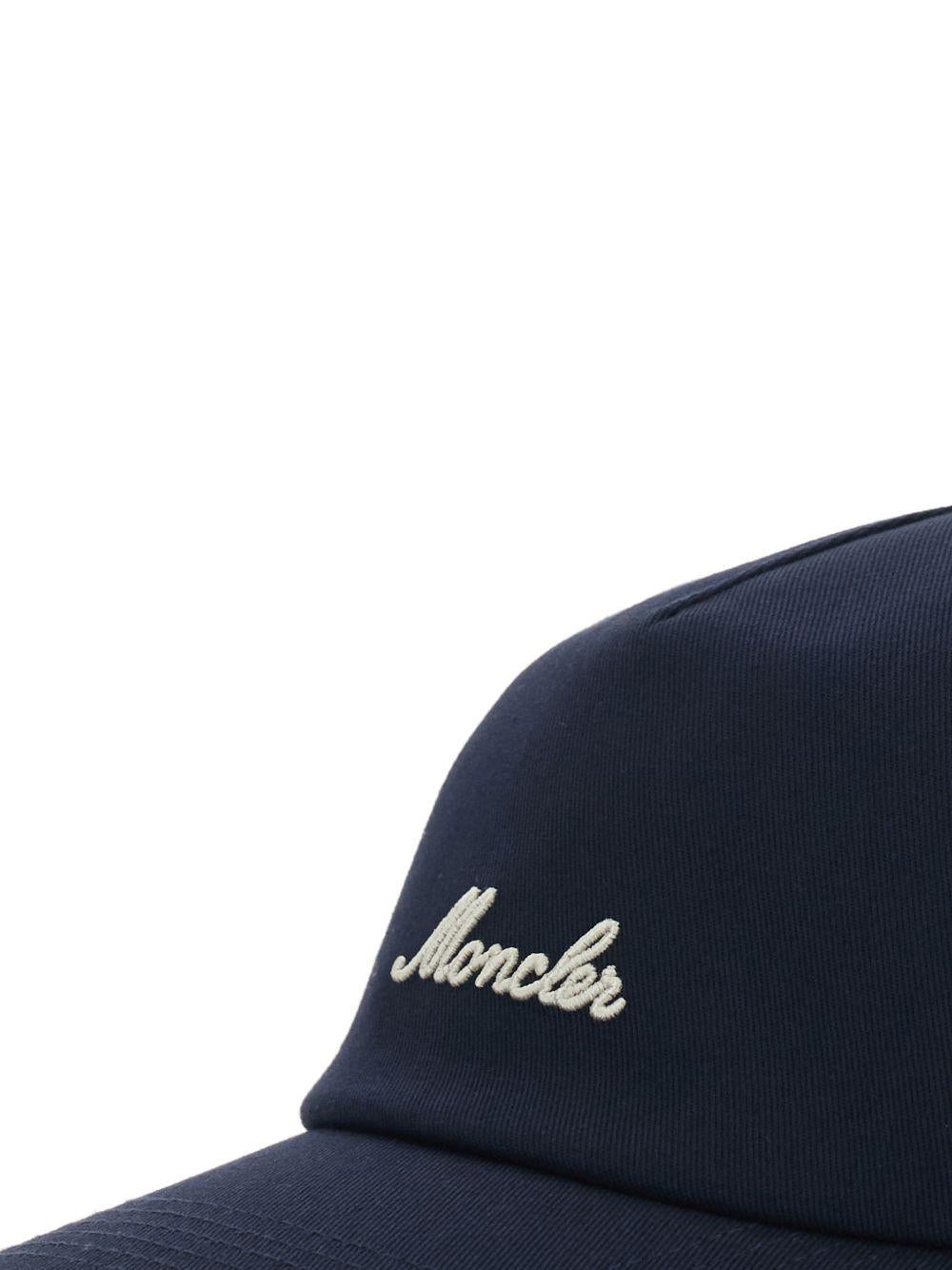 logo cotton baseball cap L10913B00007 0U618776 MONCLER 