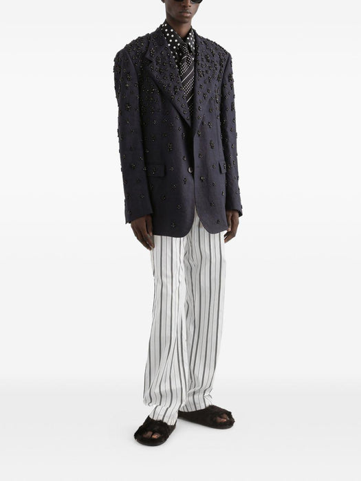 Striped Fabric Trousers GVRMAT FR51GS8051 DOLCE & GABBANA 