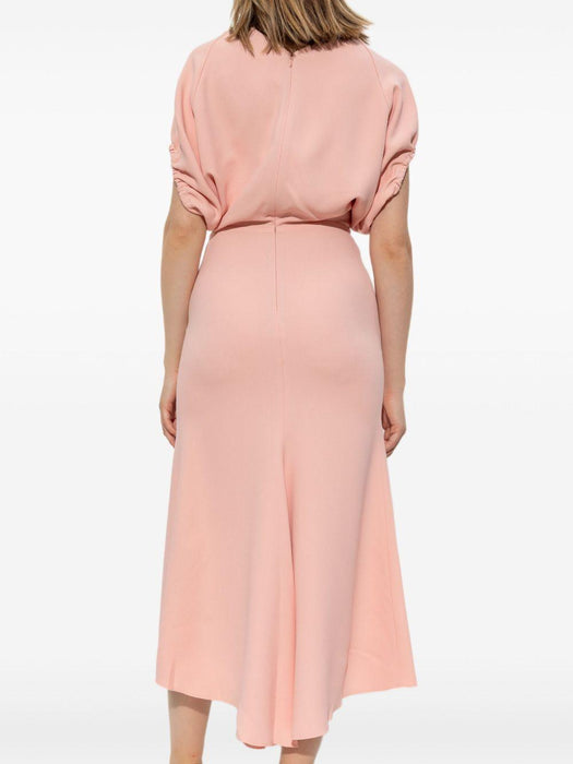 puff-sleeved midi dress 1325WDR006381A 9471 VICTORIA BECKHAM 