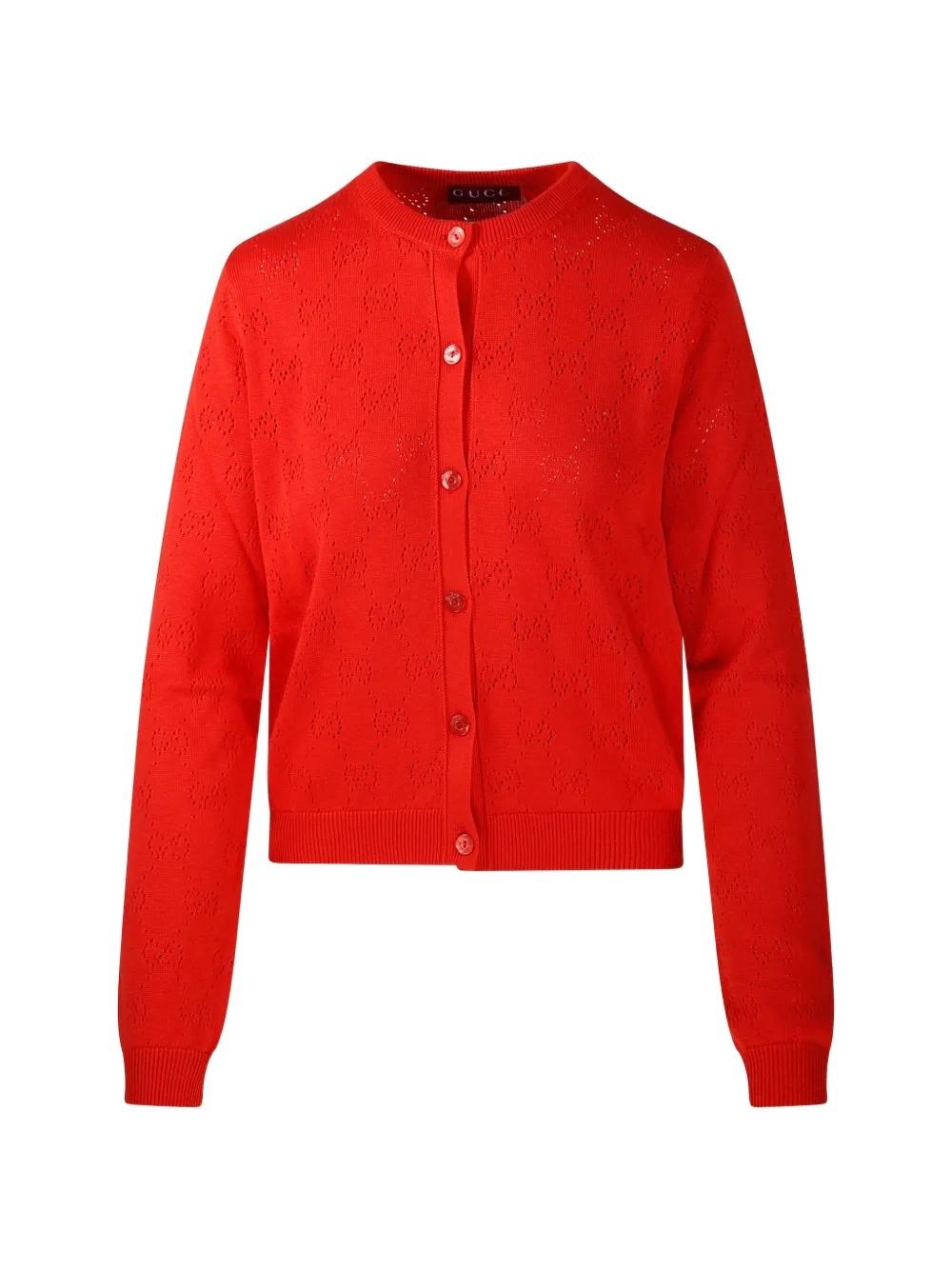 GG motif silk cardigan 856202 XKFCO5741 GUCCI 