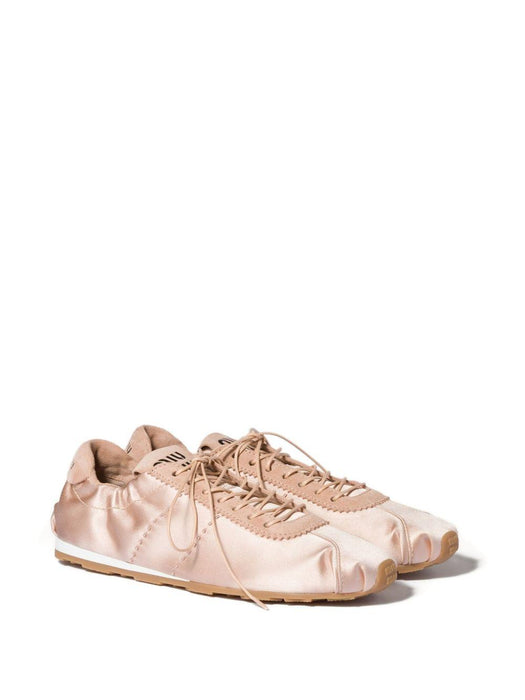 Plume satin sneakers 5E570E F 005 049F0236 MIU MIU 