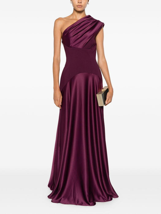 Gabriela Maxi Dress OS48013 GRAPE SOLACE LONDON 