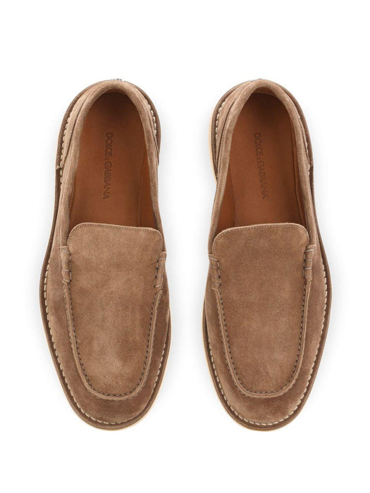 DG-plaque suede loafers A50593 AS70780024 DOLCE & GABBANA 