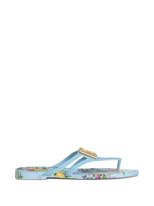 logo floral print flip-flops CW2418 AY850HC5XL DOLCE & GABBANA 