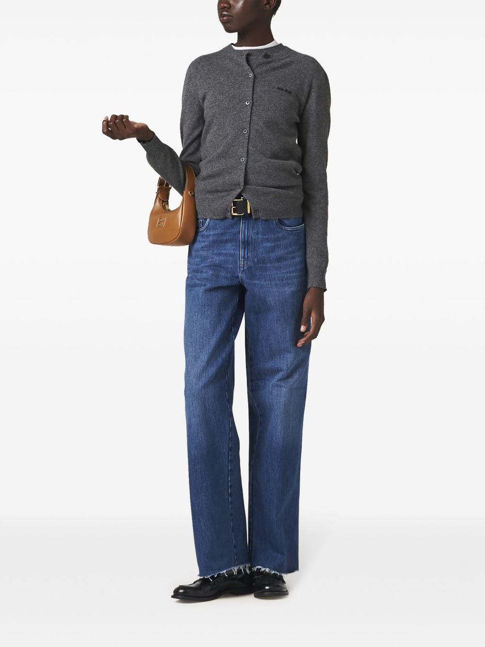 five-pocket straight-leg jeans GWP435 S OOO 10BFF0008 MIU MIU 