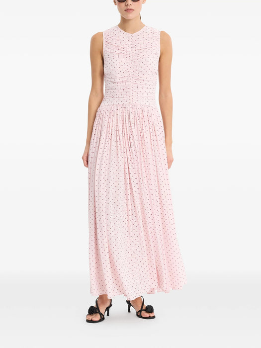Rouched midi dress 1162443110  ROTATE 