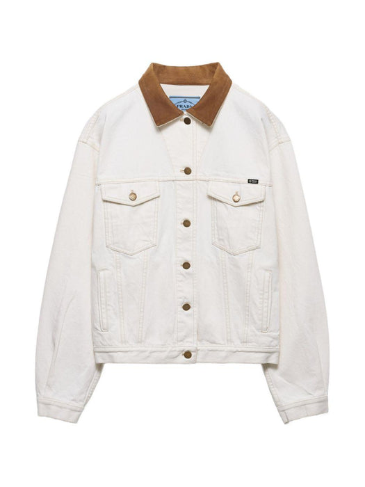 Old denim blouson jacket GFB347 S OOO 1954F01CD PRADA 