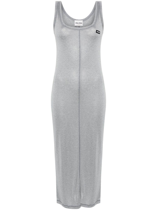 logo-patch dress MF5488 S OOO 13WNF0031 MIU MIU 