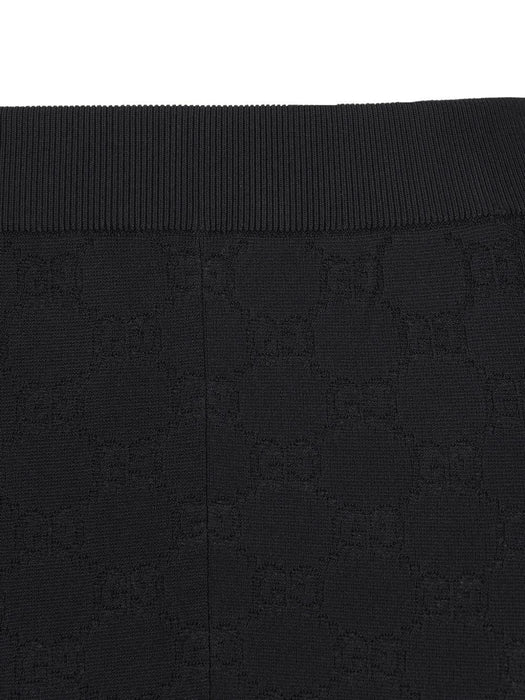 gg motif ribbed leggings<BR/><BR/> 852277 XKFCP1000 GUCCI 