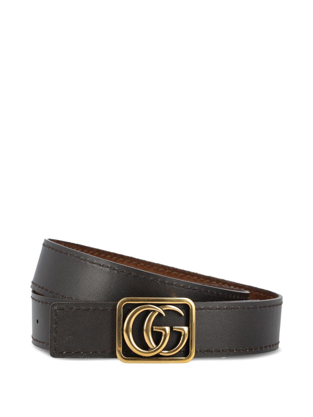 double G buckle belt 854724 CAABE2141 GUCCI 
