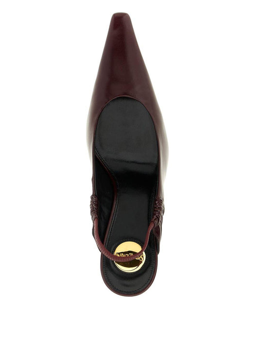 75mm Anne-Marie pointed-toe slingbacks<BR/> 841183 AAEHI6629 SAINT LAURENT 