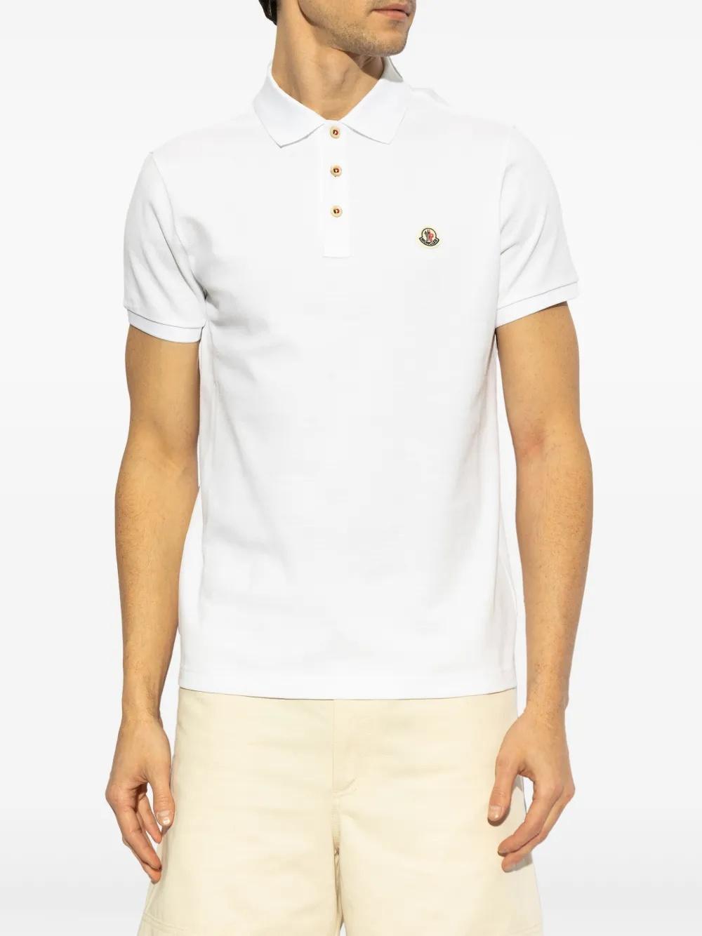 Logo-appliqué Polo Shirt L1-091-8A000-26-84556 001 MONCLER 