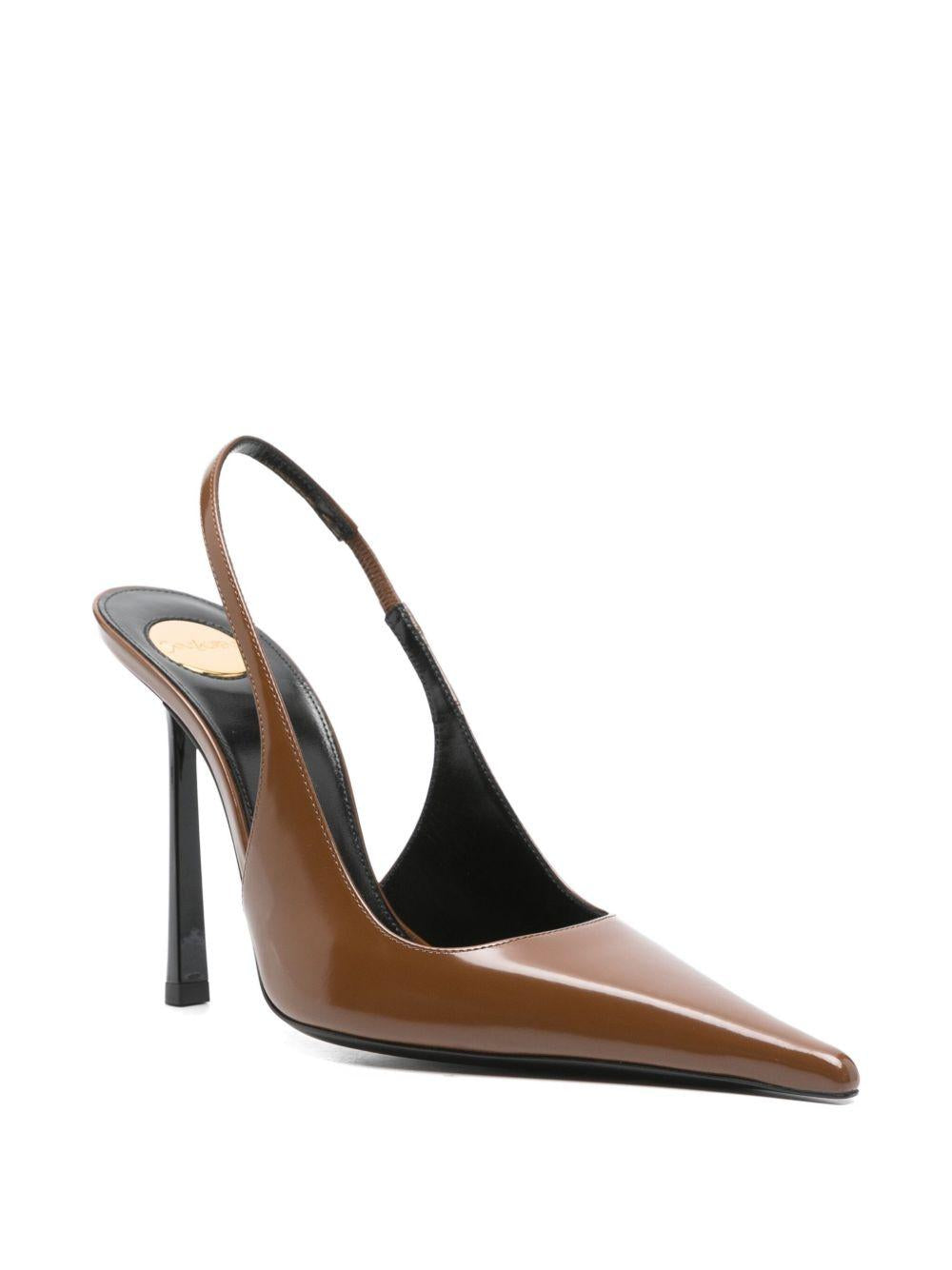 110mm Vendome slingback pointed-toe pumps 840736 AADAA2211 SAINT LAURENT 
