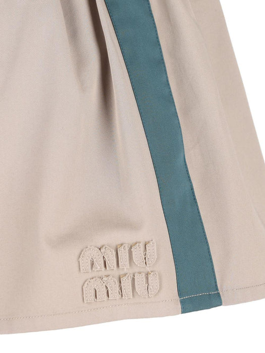 drawstring panel skirt MG2638 S OOO 19CTF0D3K MIU MIU 