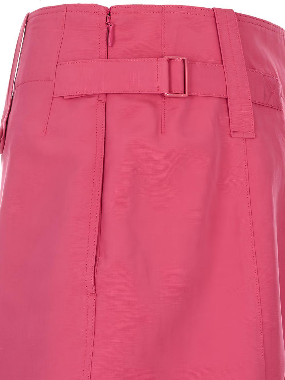 button-detail buckled-strap mini shorts<BR/><BR/> 26USH05143 6Y8 CHLOÉ 