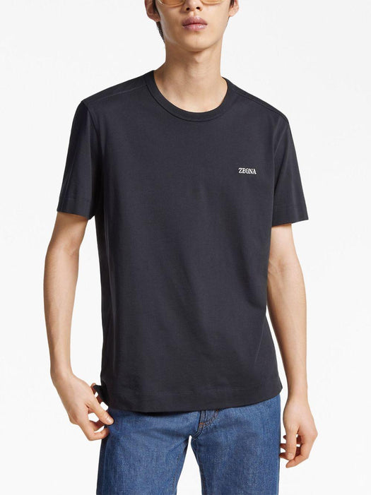 logo-embroidered cotton T-shirt E7360A5 B760B09 ZEGNA 