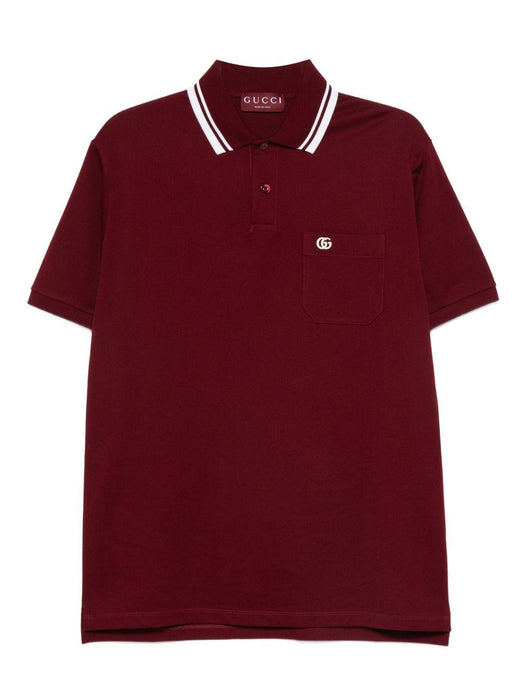 tipped-collar polo shirt<BR/><BR/> 795174 XJHHM6207 GUCCI 