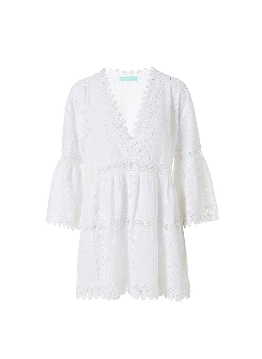 Victoria White Kaftan VICTORIA CORE CR WHT MELISSA ODABASH 