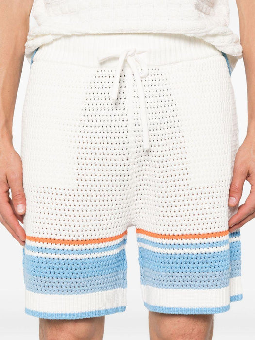 crochet shorts MPF25-KW-1011-01 BLUE MULTI CASABLANCA 